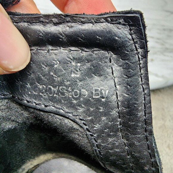 Diba Shoes Womens Size 7 Black Leather Ankle Booties *Read* - Picture 11 of 14